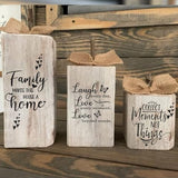 16 Word Stencils for Painting on Wood - Inspirational Stencils for Crafts Reusable – Art Stencils for Drawing - Farmhouse Stencils and Templates for DLY LIFESTYLE