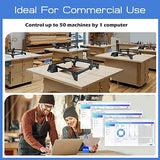 Longer Ray5 10W Laser Engraver, High Accuracy Laser Engraving Machine with 0.06×0.06mm Compressed Spot, 3.5 Inch Touchscreen, 60W Laser Cutter for Naccolly