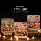 Kisoy Dollhouse Miniature with Furniture Kit, Handmade DIY House Model for Teens Adult Gift (Cherry Blossoms) Kisoy