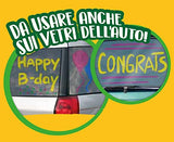 Crayola Window Markers (8 Count), Washable Window Markers for Kids, Works On Glass Surfaces, Fun Gifts for Kids Crayola