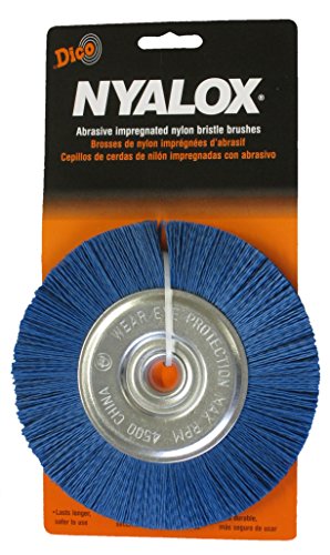 Dico 541-766-6 Nyalox Bench Brush 6-Inch Blue 240 Grit Dico