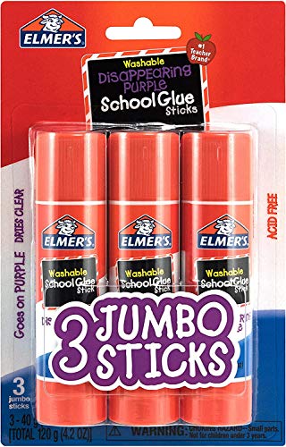 Crayola Bundle K-5 School Supplies: Crayola Markers, Pencils, Dixon Eraser Caps, Elmer's Glue Stick - WoodArtSupply