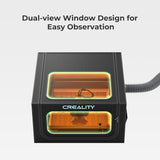 Creality Laser Engraver Enclosure 2.0, Laser Engraving Machine Protective Cover with Eye Protection, Insulates Against Fumes and Odors for Laser Skouphy