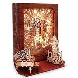 Beauty and the Beast 3D Puzzle Nightlight by FUNPOLA – LED Wood Storybook Decor for All Ages FUNPOLA