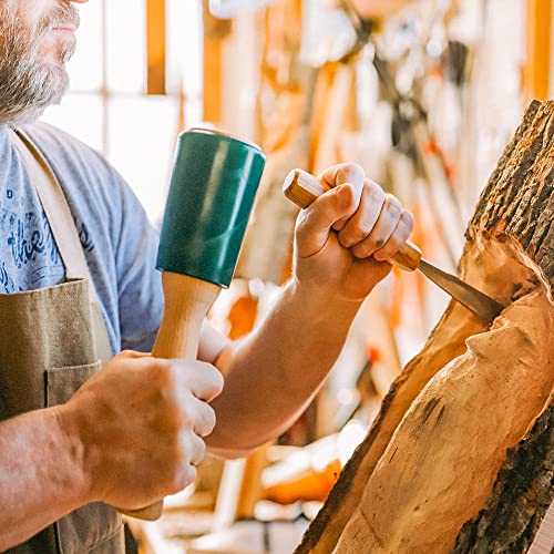 Schaaf Wood Carving Tools 15oz Small Wooden Mallet | Wood Tools Woodworking | Wood Hammer | Comfortable Handle Reduces Hand Fatigue | Urethane Schaaf Wood Carving Tools