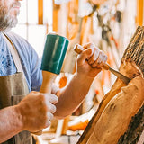 Schaaf Wood Carving Tools 15oz Small Wooden Mallet | Wood Tools Woodworking | Wood Hammer | Comfortable Handle Reduces Hand Fatigue | Urethane Schaaf Wood Carving Tools