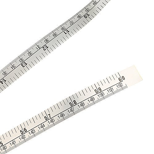 WIN TAPE Workbench Ruler Adhesive Backed Tape Measure 60inch 152cm (Left to Right - Inch/cm) - WoodArtSupply