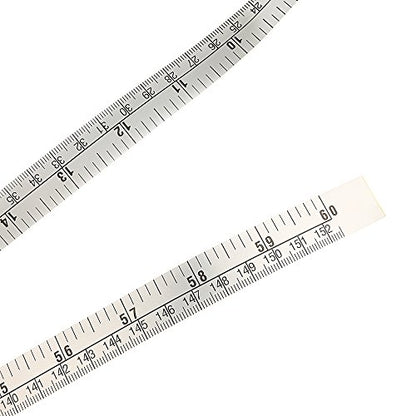 WIN TAPE Workbench Ruler Adhesive Backed Tape Measure 60inch 152cm (Left to Right - Inch/cm) - WoodArtSupply