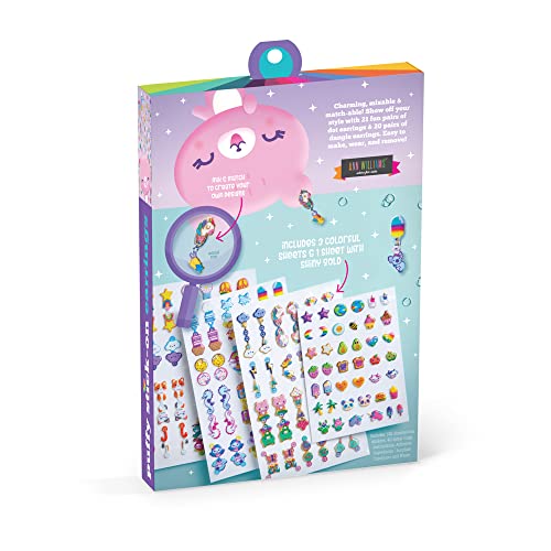 Craft-tastic Puffy - Stick-on Earrings Craft and Jewelry Kit - Easy-to-Make Earring Jewelry - for Ages 4+ with Help Craft-tastic