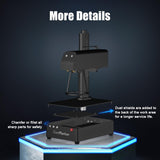 ComMarker B4 50W Fiber Laser Engraver,LightBurn Compatible Laser Engraving Machine with 2 Different Size Lens,2-in-1 Desktop and Handheld Fiber Laser ComMarker