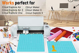 Colemoly 12x12 Cutting Mat 4 Pack Light for Cricut Maker 3/Maker/Explore 3/Air 2/Air/One 1 Pack Cut Cards Scraper Blue Grip Sticky Cricket Colemoly