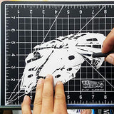 U.S. Art Supply 9" x 12" Green/Black Professional Self Healing 5-Ply Double Sided Durable Non-Slip Cutting Mat Great for Scrapbooking, Quilting, U.S. Art Supply