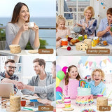 Dandat 72 Pcs Unfinished Wood Coasters 4" Round Wooden Coasters for Crafts Blank Coasters Bulk Thickness Wood Kit for Painting, DIY Coasters, Wood Dandat