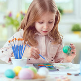 UPINS 30 Pcs Paint Brushes,Small Brush Bulk for Detail Painting UPINS