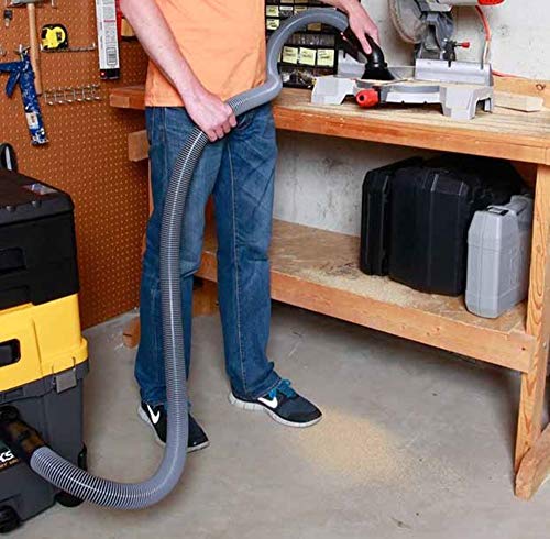 WORKSHOP Wet/Dry Vacs Vacuum Accessories , 1-7/8-Inch x 10-Feet Heavy Duty Contractor WS17823A Wet/Dry Vac Hose for Wet/Dry Shop Vacuums WORKSHOP Wet/Dry Vacs