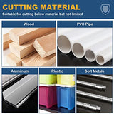 Drill Saw Blades for Dremel Rotary Tool 6Pcs HSS Saw Disc Wheel Cutting Blades with 2Pcs 1/8" Round Shank,1Pcs 1/4" Round Shank for Wood Plastic FOTYBEI