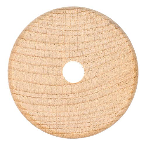 Natural Unfinished Wooden Disc Beads in 3 Inches – DIY Arts and Crafts Projects and More - WoodArtSupply