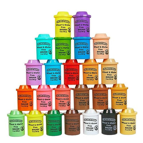 Colorations 78 Wheat & Gluten Free Dough Variety Pack | Non-Toxic, Play Dough, Bulk Set, Sensory Kit, Party Favors, Classroom Pack Colorations