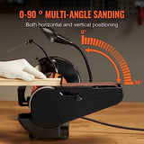VEVOR 8 Inch Bench Grinder with 2 x28 Inch Belt Sander Combo, Bench Grinder Sander with 2.5A Induction Motor for Metalworking Sharpening Grinding VEVOR