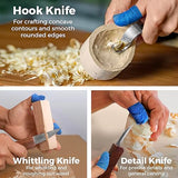 Schaaf Wood Carving Tools Knife Kit | Wood Carving Kit Includes Detail Whittling Knife, Sloyd Carving Knife, Spoon Carving Knife, Basswood Carving Schaaf Wood Carving Tools