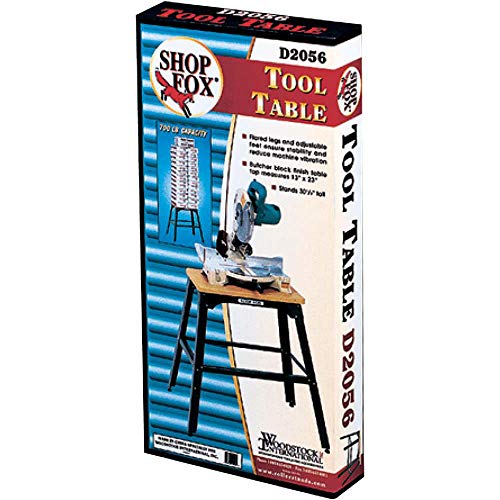 Shop Fox D2056 Tool Table, 13" x 23" Black Shop Fox