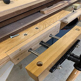 uyoyous 7" Front Vise Woodworking Bench Vise Cast Iron Front Screw Vise Woodworking Front Vise Wood Vise uyoyous