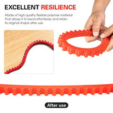 78 Inch Woodworking Profiling Strip, Flexible Curve Template, Excellent Rebound, Adjustable & Fixed Complex Shape Contour Woodworking Tool Templates Suteng