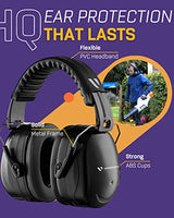 Vanderfields Ear Protection Earmuffs - Shooting Ear Muffs for Noise Cancelling - Passive Reduction for Safety Hearing - Adult Headphones for Lawn Vanderfields