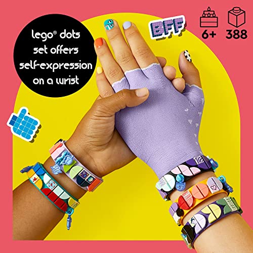 LEGO DOTS Bracelet Designer Mega Pack 41807, 5in1 DIY Creative Toy, Friendship Jewelry Making Kit for Girls & Boys, Birthday Gift - WoodArtSupply