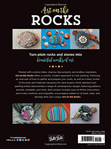 Art on the Rocks: More than 35 colorful & contemporary rock-painting projects, tips, and techniques to inspire your creativity! - WoodArtSupply