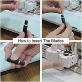 CJRSLRB 60Pcs 60° Deep Cut Replacement Blades for Cricut Explore Air 2/Air 3/Maker/Maker 3/Expression Cutting Machines, Fine Point Deep Cut Blade Fit CJRSLRB