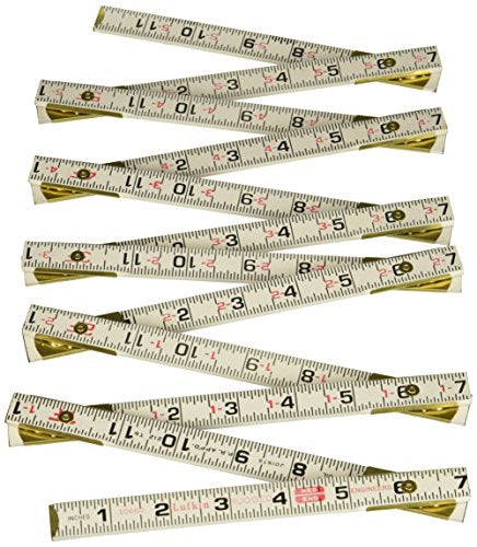 Crescent Lufkin Wood Rule, 5/8X6', Redend Eng, Black - 1066DLN Lufkin