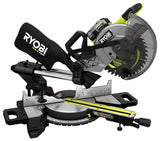 RYOBI ONE+ HP 18V Brushless Cordless 10 in. Sliding Compound Miter Saw Kit with 4.0 Ah HIGH PERFORMANCE Battery and Charger Ryobi