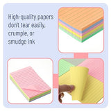Mr. Pen- Lined Sticky Notes 4x6, 6 Pads, 45 Sheet/Pads, Morandi Colors, Sticky Notes with Lines, Sticky Note Pads, Sticky Pads, Sticky Notes Lined, Mr. Pen