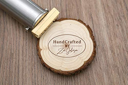 Custom Electric Wood Branding Iron with Personalised Stamp - 200W 110V (1"x1") - WoodArtSupply