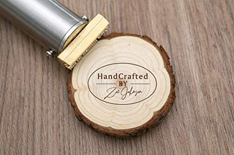 Custom Electric Wood Branding Iron with Personalised Stamp - 200W 110V (1"x1") N-K