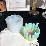 ResinWorld 2 Pack Crystal Cluster Tea Light Candle Holder Mold, Candle Holder Silicone Mold for Resin, Silicone Mold for Candle Holder Jewelry ResinWorld