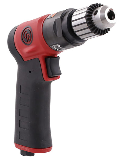 Chicago Pneumatic CP9285C - Air Power Drill, Hand Drill, Power Tools & Home Improvement, 3/8 Inch (10 mm), Keyed Chuck, Pistol Handle, 0.62 HP / 460 - WoodArtSupply