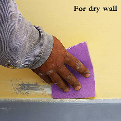 Sandpaper 120 Grit,Wet Dry Sanding Sheets,High Performance Ceramic Abrasive Sand Paper for Wood Furniture Finishing,Metal Grinding,Automotive MAXMAN