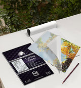 MyArtscape Tracing Paper Pad - 33lb - 9" x 12" - 150 Transparent Sheets - Artist Quality - High Transparency - Professional Art Supplies MyArtscape
