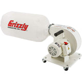 Grizzly Industrial G1163P - 1 HP Light Duty Dust Collector - Polar Bear Series Grizzly Industrial