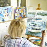 ESRICH Canvas Boards for Painting 8x10in,28 Pack Bulk Canvases for Painting - 100% Cotton Canvas Panels for Oil, Acrylic & Watercolor Painting. ESRICH