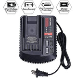 CMCB104 V20 Battery Fast Charger Replacement for Craftsman V20 Craftsman 20V max Lithium Compact Batteries Lithium Battery CMCB202 CMCB204 CMCB206 Gonocop
