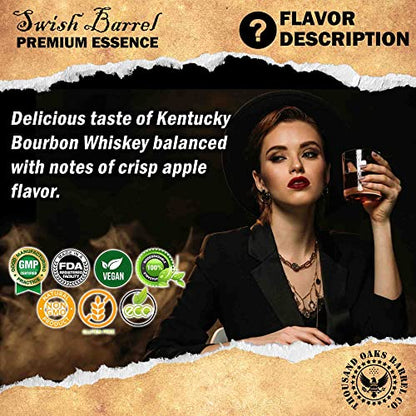 Apple Whiskey Essence | Bootleg Kit Refills | Thousand Oaks Barrel Co. | Gourmet Flavors for Whisky Sour Cocktails | Old Fashioned Mixers and Cooking - WoodArtSupply