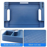 GENHAKON 3 Pieces, Flexible Tool Tray, Rubber Tool Mat Trays, Non-Slip Tool Organizer, Heat and Oil Resistant Rubber, for Automotive and Home Tool GENHAKON