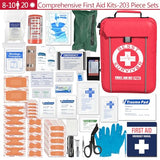 Comprehensive First Aid Kits -Labeled Compartments Trauma Kits, Compact Emergency Kits for Car, Boats, Camping, Hurricanes and Outdoor Emergencies, Besst Survivor