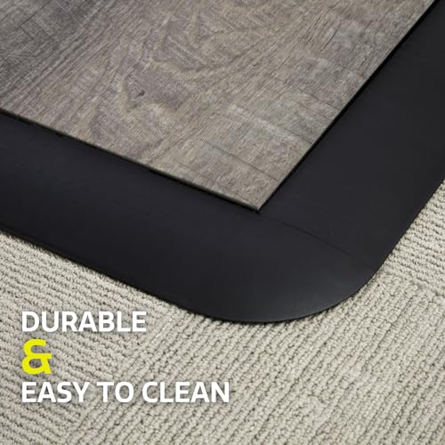 Big Floors Male Transition Edge Kit, Durable Interlocking Modular Garage Floor Edging, Compatible with RaceDeck, GarageTrac and GarageDeck Products,