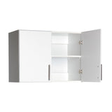 Prepac Elite Wall Cabinet with Storage Shelf - Multifunctional Garage, Kitchen, and Bathroom Cabinet in White Prepac