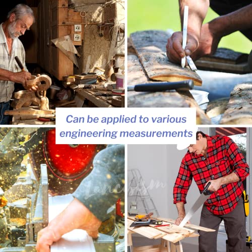 Lancisism Machinist Square Set 2, 3, 4, 6 Inch, Precision Engineer Wide Seat Square Mechanical Engineer Steel Angle Ruler High Precision 90 Degree Lancisism