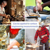 Lancisism Machinist Square Set 2, 3, 4, 6 Inch, Precision Engineer Wide Seat Square Mechanical Engineer Steel Angle Ruler High Precision 90 Degree Lancisism